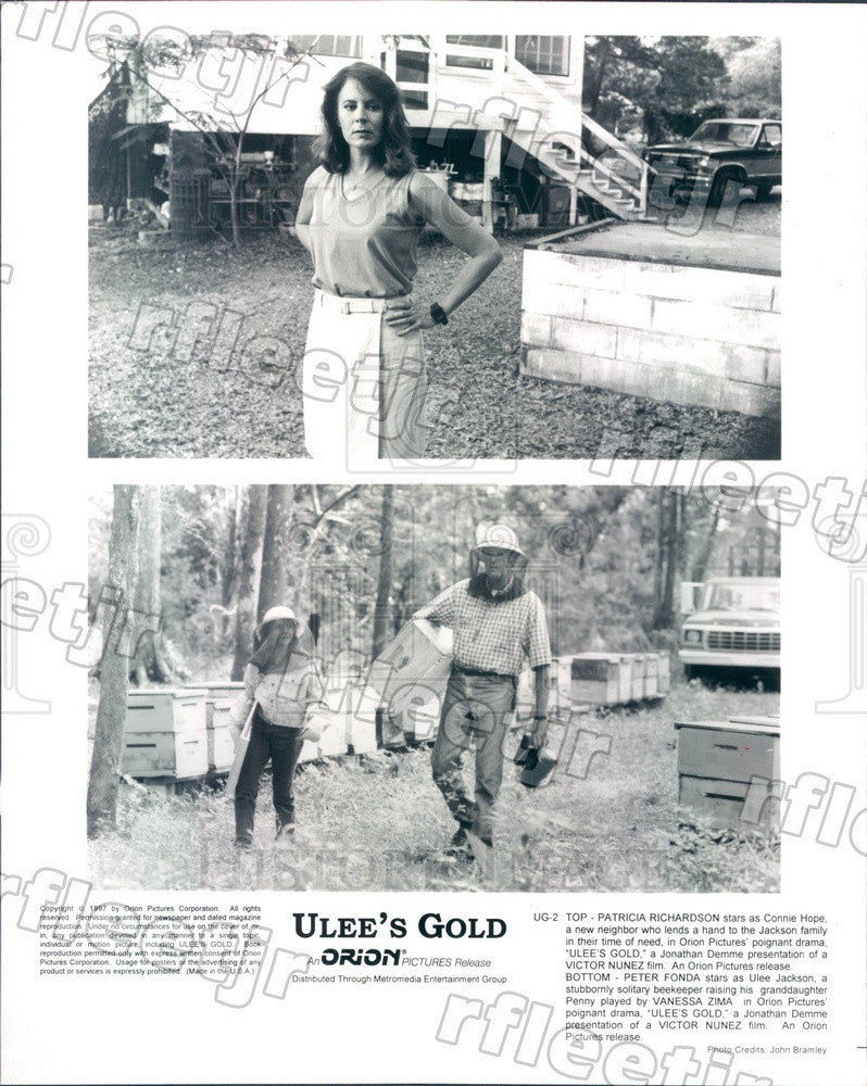 1997 Actors Patricia Richardson &amp; Peter Fonda in Ulee&#39;s Gold Press Photo ady753 - Historic Images