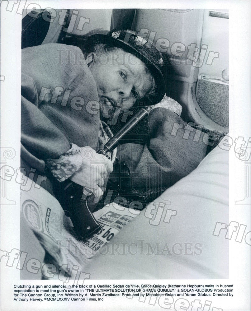 1984 Oscar Winning Actress Katharine Hepburn in Film Press Photo ady759 - Historic Images