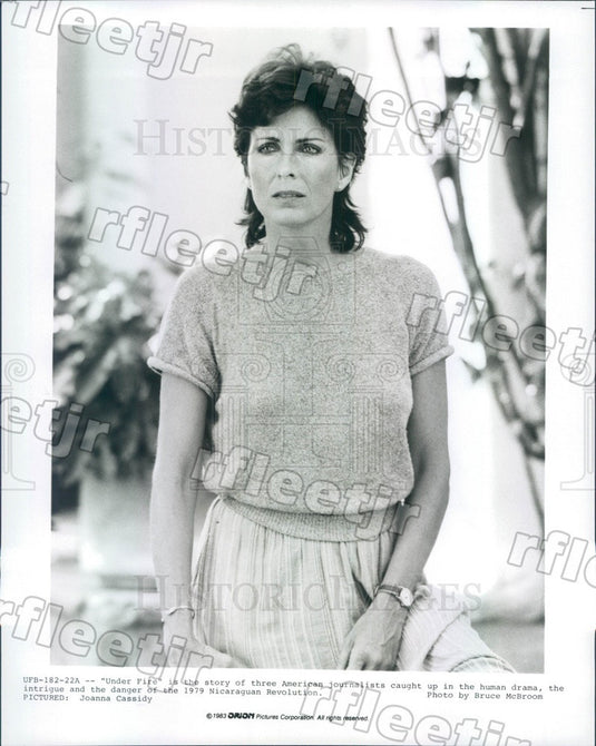 1983 American Actor Joanna Cassidy in Film Under Fire Press Photo ady785 - Historic Images