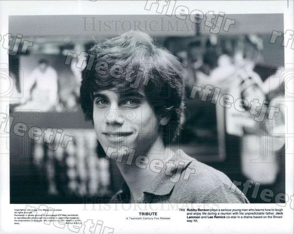 1980 American Hollywood Actor Robby Benson in Film Tribute Press Photo ady803 - Historic Images
