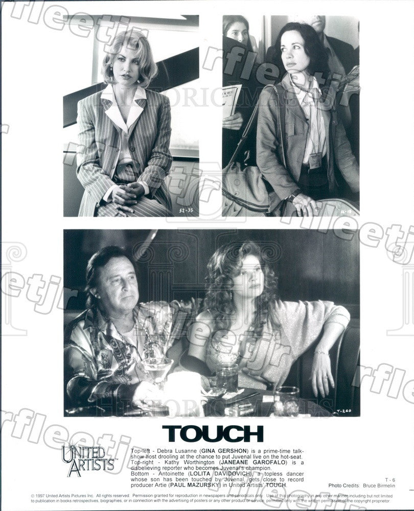 1997 Actors Gina Gershon, Janeane Garofalo, Lolita Davidovich Press Photo ady809 - Historic Images