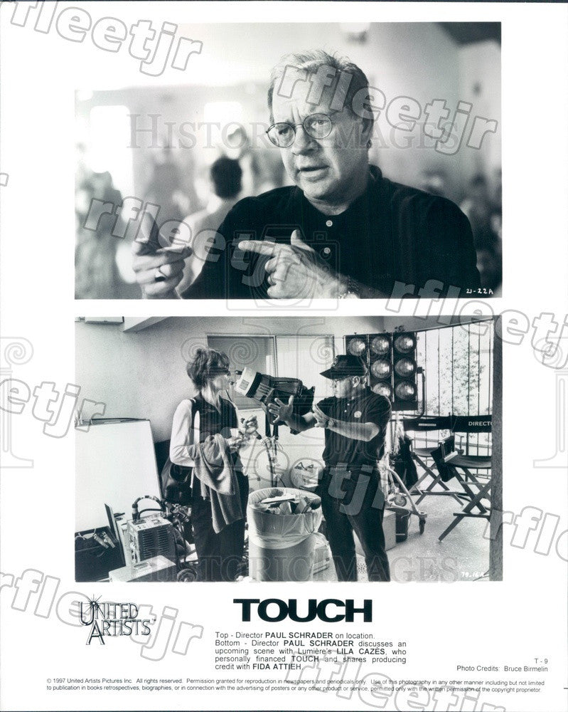 1997 Producer Lila Cazes, Director Paul Schrader Press Photo ady813 - Historic Images