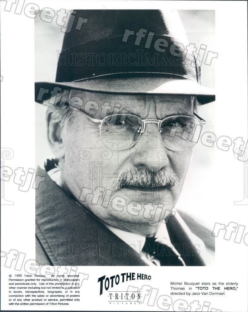 1992 French Actor Michel Bouquet in Film Toto The Hero Press Photo ady825 - Historic Images