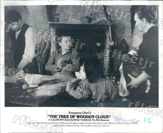 1979 Actors Carlo Rota, Massimo Fratus, Maria Grazia Caroli Press Photo ady829 - Historic Images