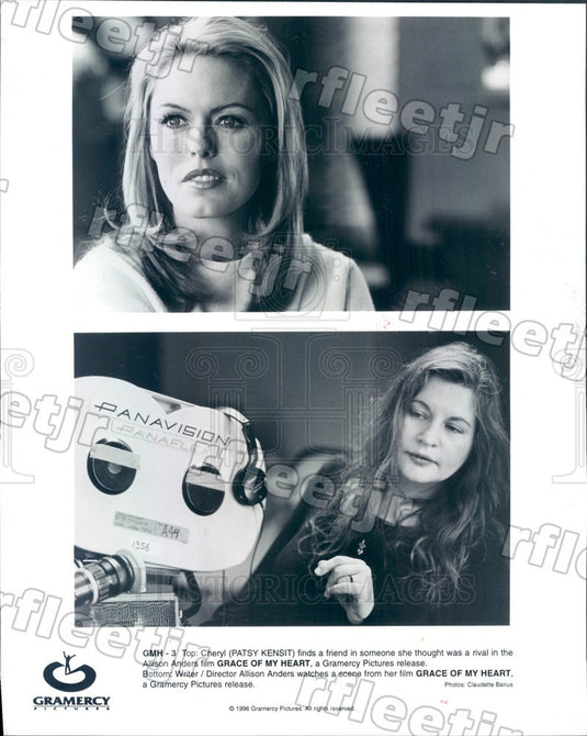 1996 Actress Patsy Kensit, Director Allison Anders Filming Press Photo ady849 - Historic Images
