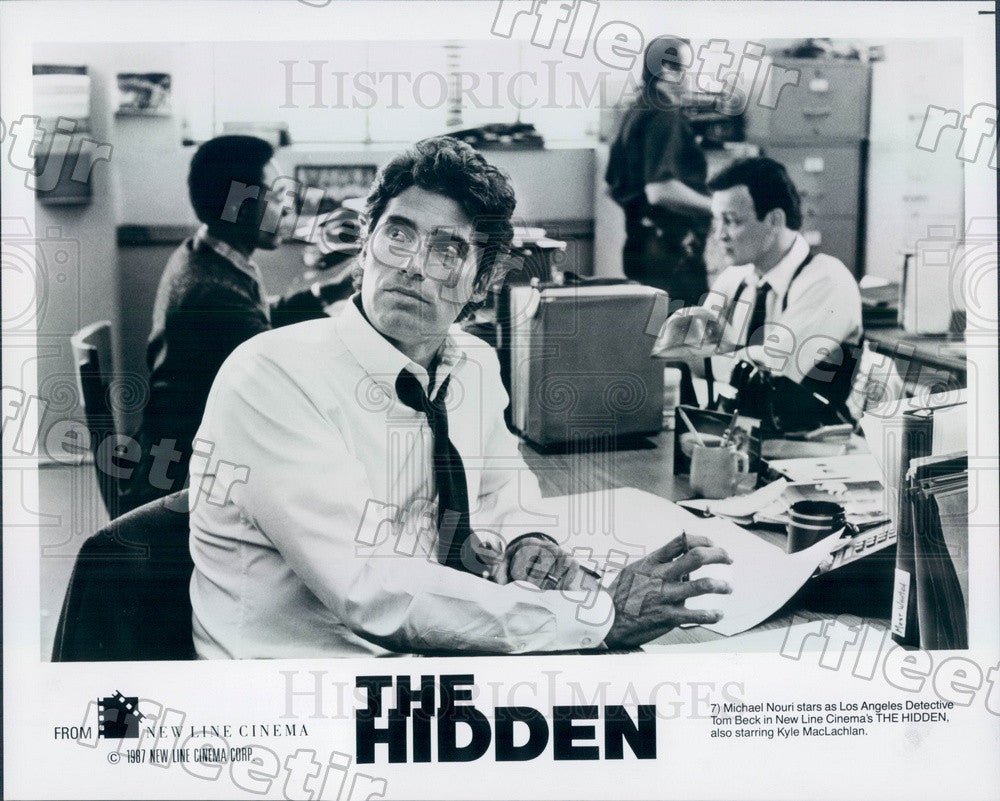 1987 American Actor Michael Nouri in Film The Hidden Press Photo ady857 - Historic Images