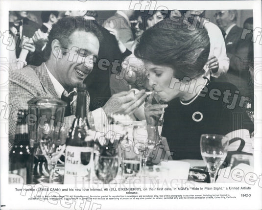 1980 Actors James Caan & Jill Eikenberry in Film Press Photo ady863 - Historic Images