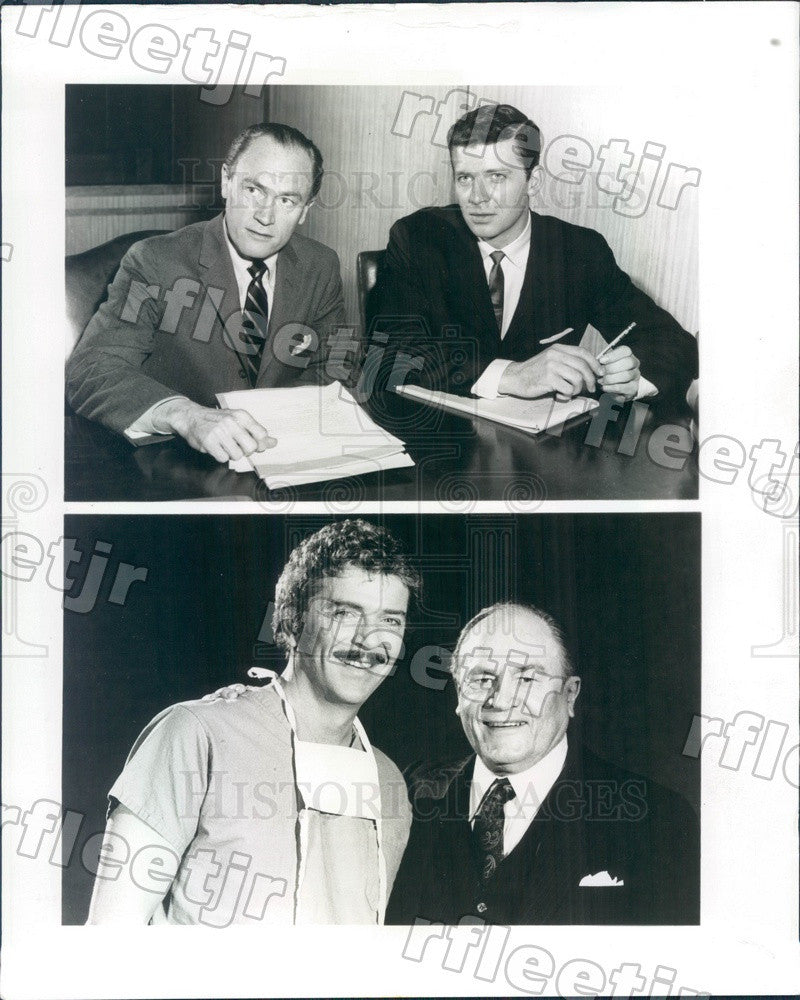 1982 Actors Robert Reed &amp; EG Marshall on TV Shows Nurse Press Photo ady885 - Historic Images