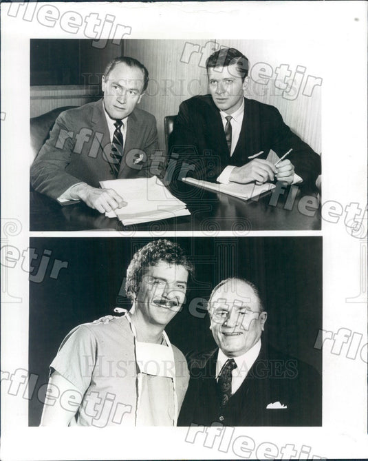 1982 Actors Robert Reed & EG Marshall on TV Shows Nurse Press Photo ady885 - Historic Images