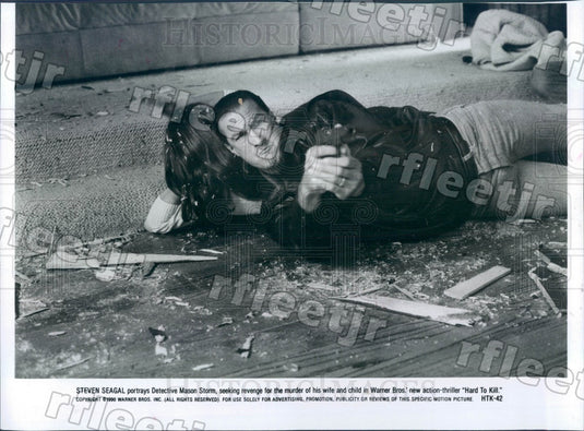 1990 American Actor Steven Seagal in Film Hard To Kill Press Photo ady891 - Historic Images