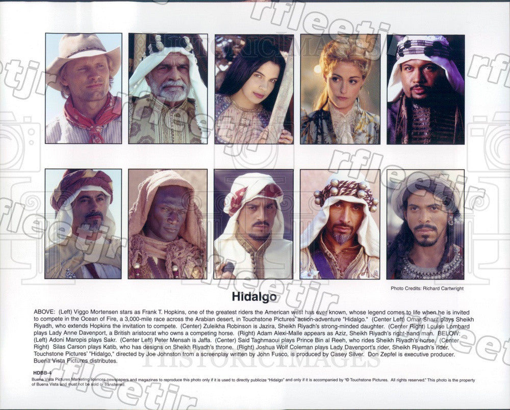 2004 Actors Viggo Mortensen, Omar Sharif, Zuleikha Robinson Press Photo ady999 - Historic Images