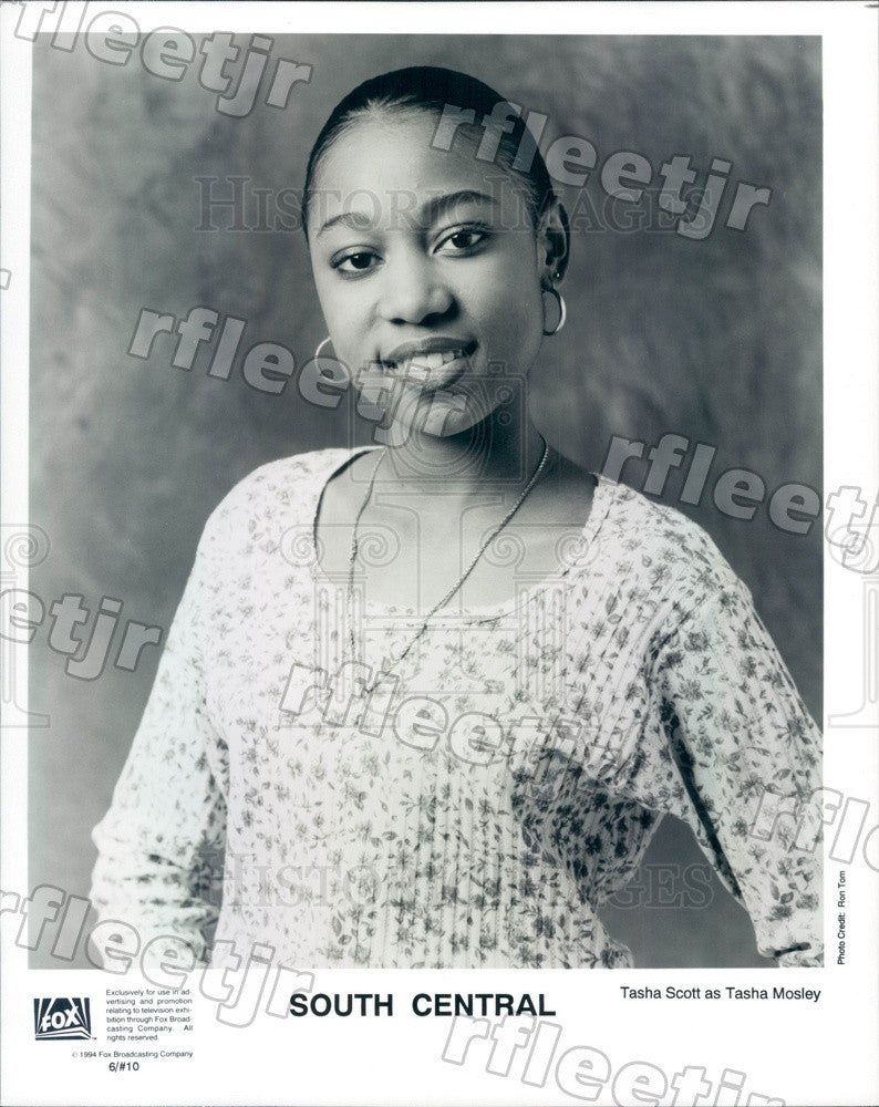 1994 American Actress Tasha Scott on TV Show South Central Press Photo adz103 - Historic Images