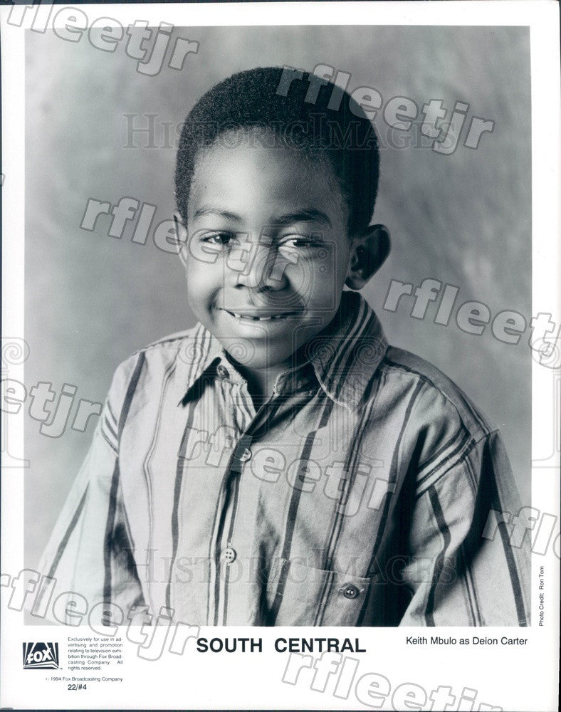 1994 Actor Keith Mbulo on TV Show South Central Press Photo adz107 - Historic Images