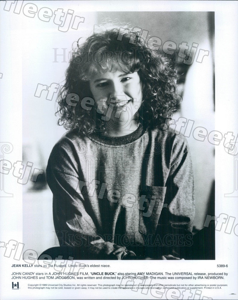 1989 American Hollywood Actress Jean Kelly in Film Uncle Buck Press Photo adz11 - Historic Images