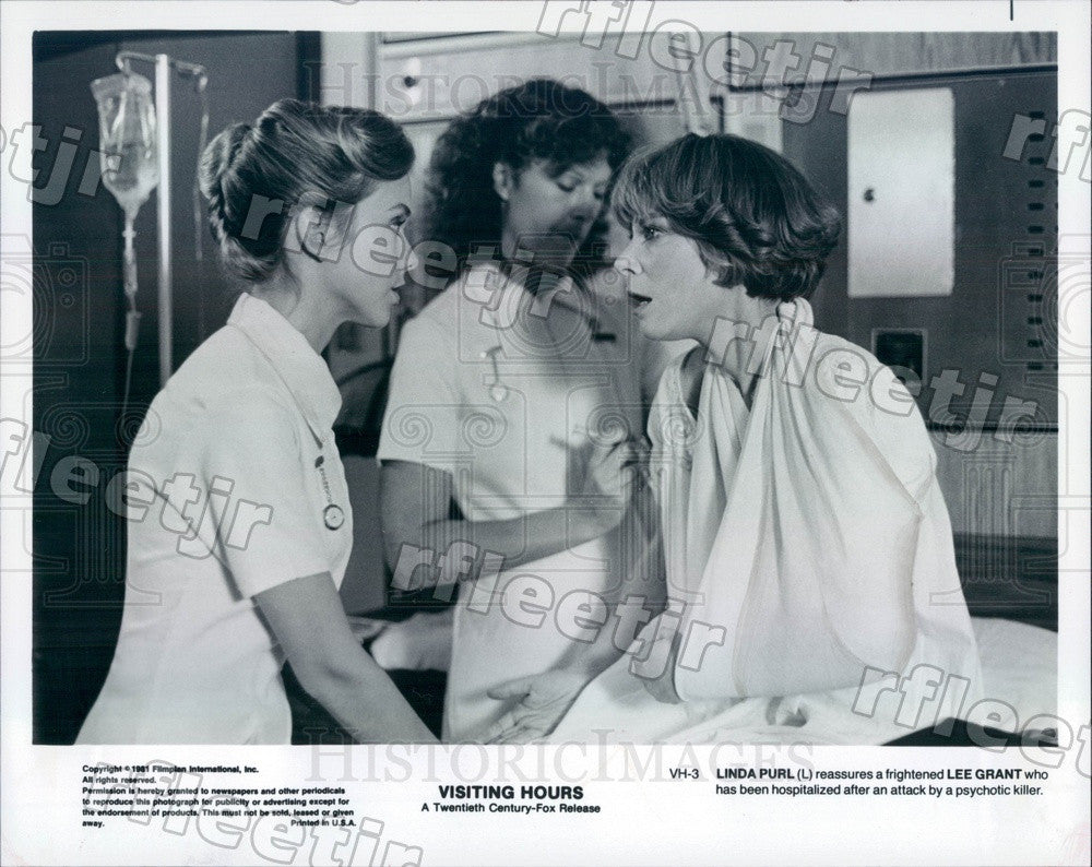 1981 Actors Linda Purl &amp; Oscar Winner Lee Grant in Film Press Photo adz139 - Historic Images