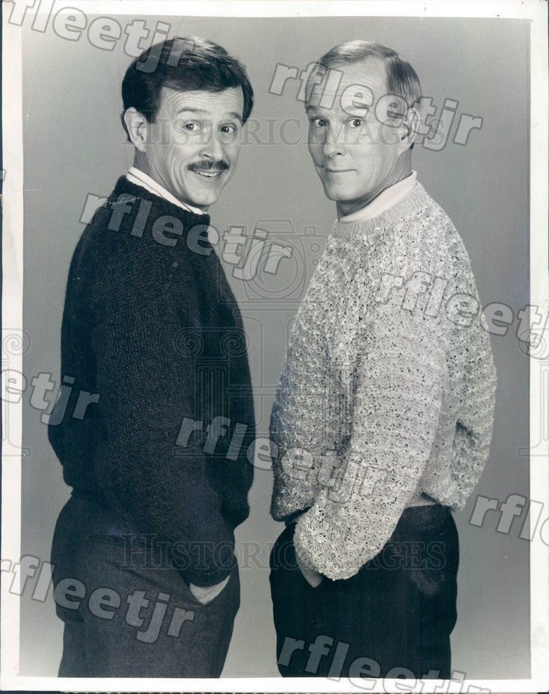 1988 Comedians The Smothers Brothers, Tom &amp; Dick Press Photo adz161 - Historic Images