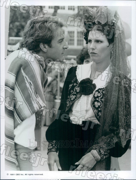1991 Actors Lucie Arnaz & Kevin Kilner on Sons And Daughters Press Photo adz187 - Historic Images