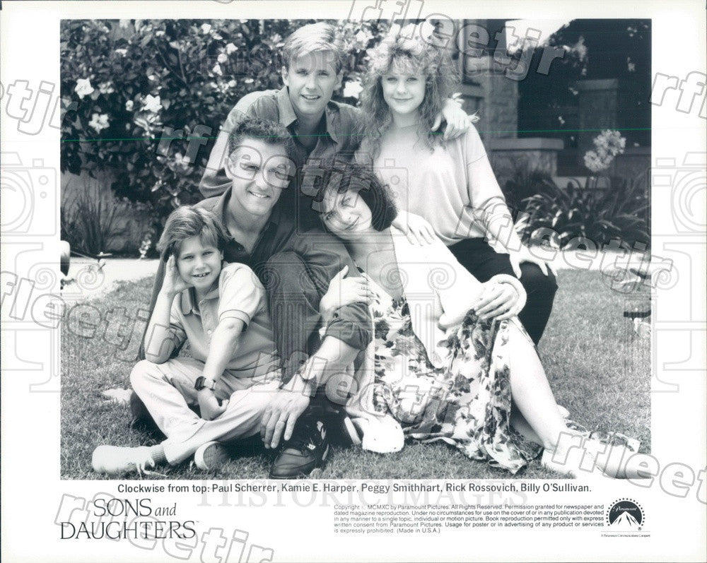 1990 Actors Paul Scherrer, Kamie Harper, Peggy Smithhart Press Photo adz205 - Historic Images
