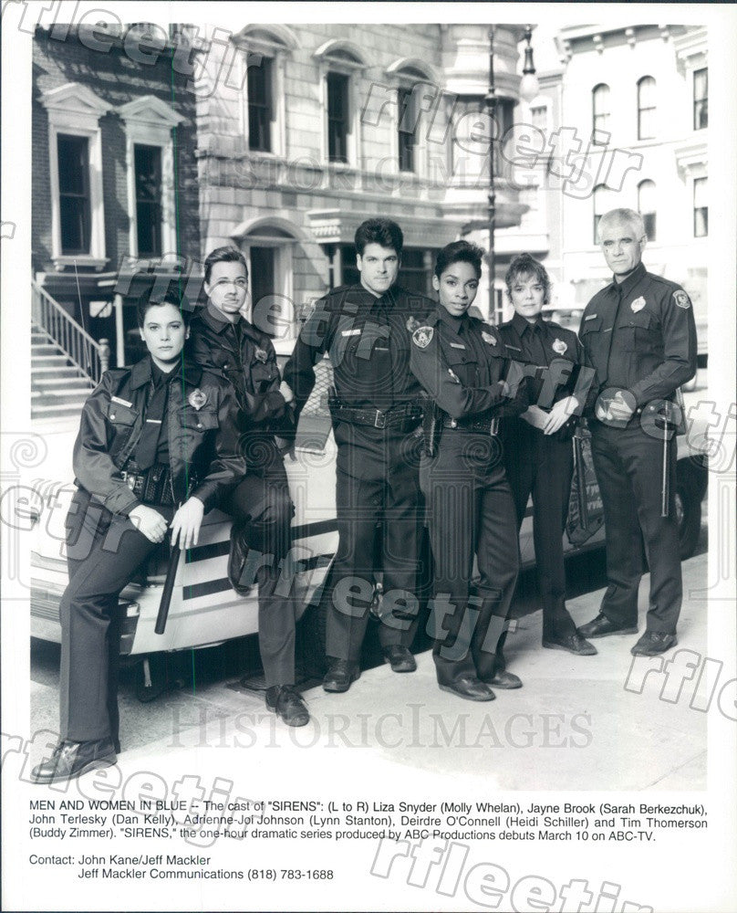 Undated Actors Liza Snyder, Jayne Brook, John Terlesky Press Photo adz245 - Historic Images