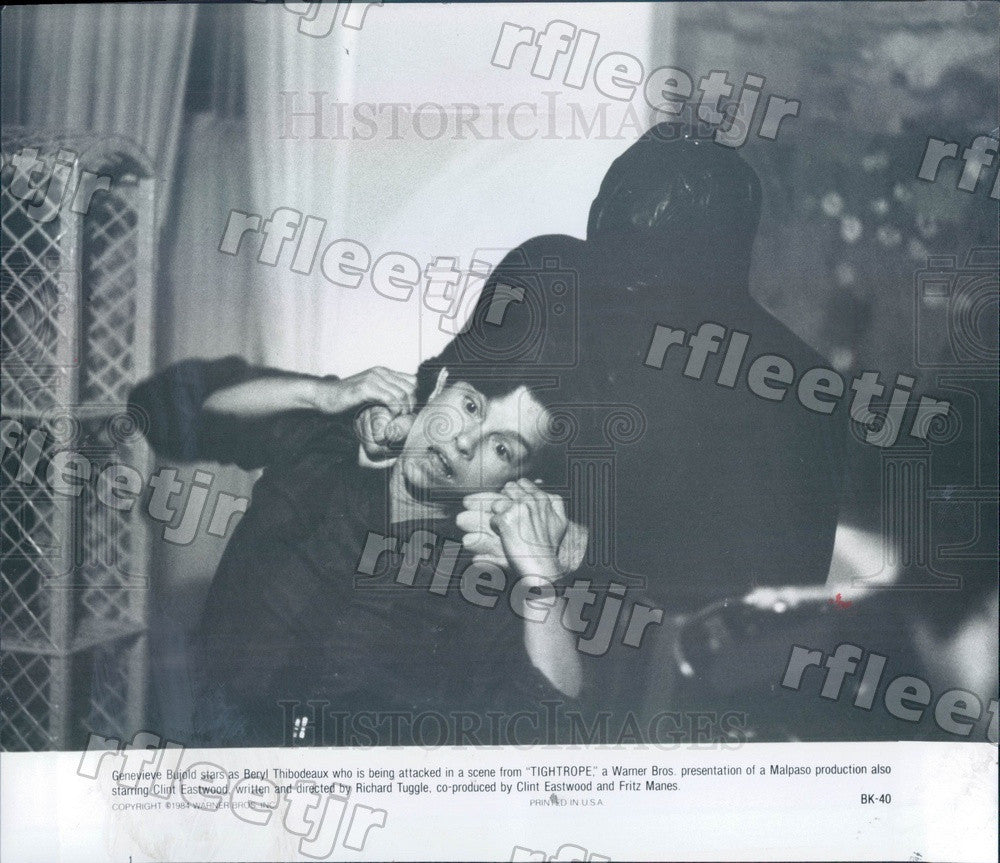1984 Canadian Actress Genevieve Bujold in Film Tightrope Press Photo adz31 - Historic Images