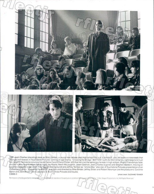 1992 Actors Jason Gedrick, Cheryl Pollak, Jay Kopita Press Photo adz337 - Historic Images