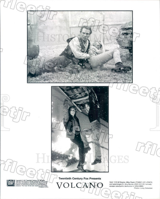 1997 Award Winning Actors Tommy Lee Jones & Ann Heche Press Photo adz353 - Historic Images