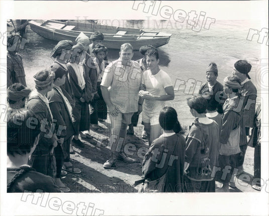 Undated Oscar Winning Actor Tom Hanks & John Candy in Film Press Photo adz373 - Historic Images