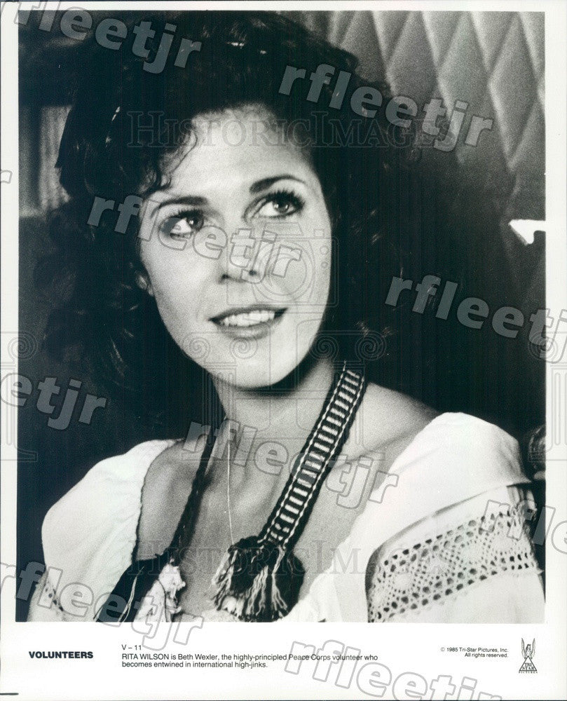 1985 American Actress Rita Wilson in Film Volunteers Press Photo adz377 - Historic Images