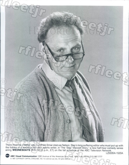 1987 Actor Brian Smiar on TV Show The Slap Maxwell Story Press Photo adz409 - Historic Images