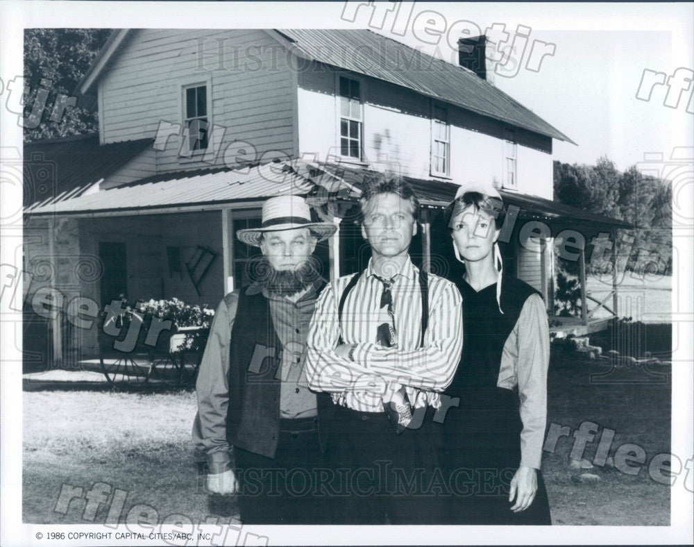 1986 Actors David Rasche, Lewis Arquette, Ann Ryerson Press Photo adz435 - Historic Images