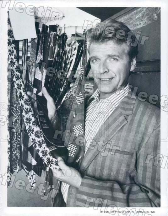 1986 American Actor David Rasche on TV Show Sledge Hammer! Press Photo adz437 - Historic Images