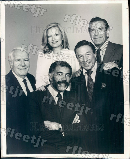 Undated 60 Minutes Correspondents Diane Sawyer, Ed Bradley Press Photo adz473 - Historic Images