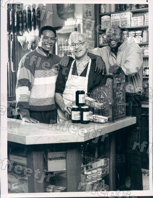 1990 Actors Harold Gould, Bobby Hosea, Tommy Ford on TV Show Press Photo adz477 - Historic Images
