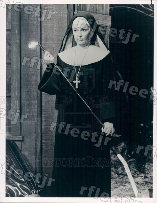 1989 British Actress Stephanie Beacham on TV Show Sister Kate Press Photo adz505 - Historic Images