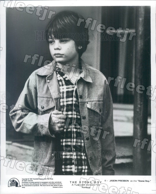 1984 Actor Jason Presson in Film The Stone Boy Press Photo adz515 - Historic Images