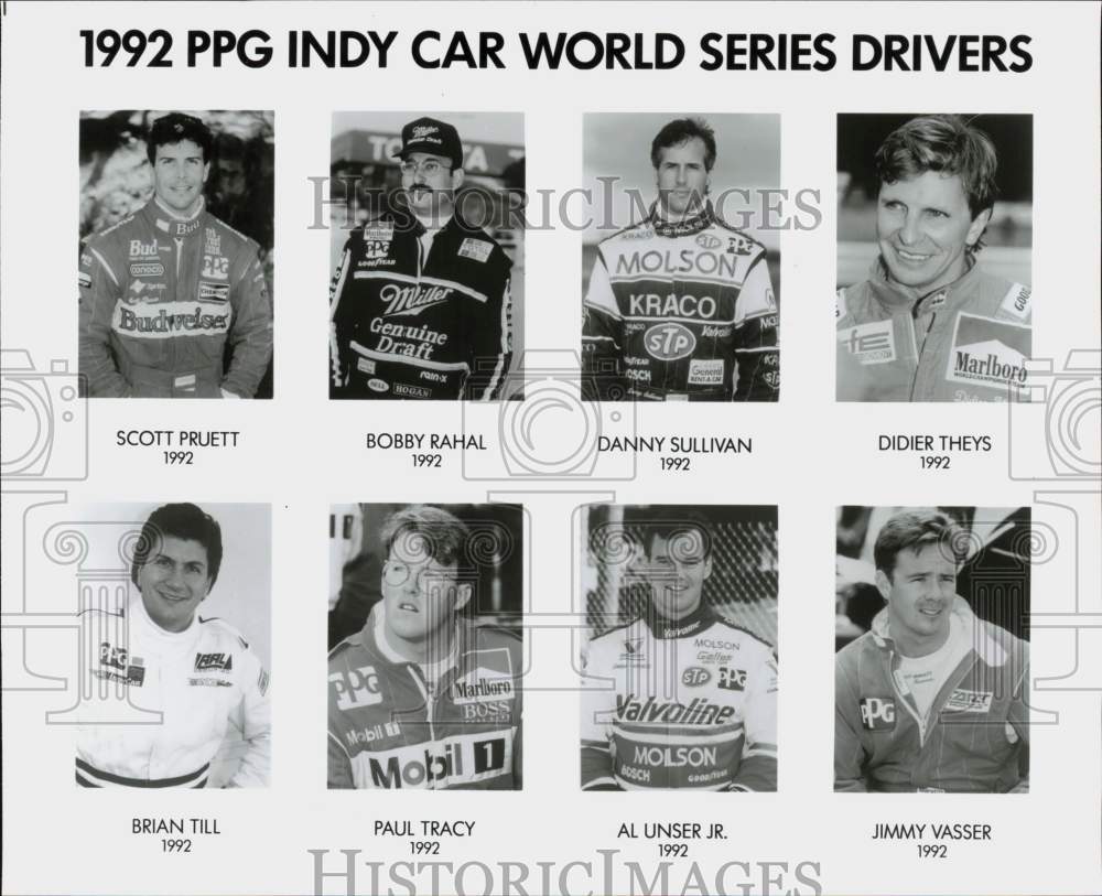 1992 Press Photo PPG Indy Car World Series drivers - afa12614- Historic Images