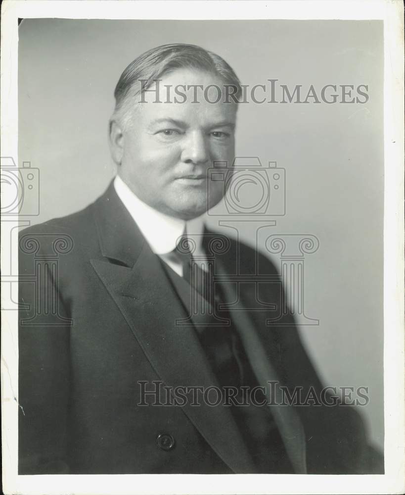 Press Photo Herbert Hoover - afa54662- Historic Images