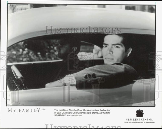 1995 Press Photo Actor Esai Morales In Movie "My Family" Set In East Los Angeles- Historic Images