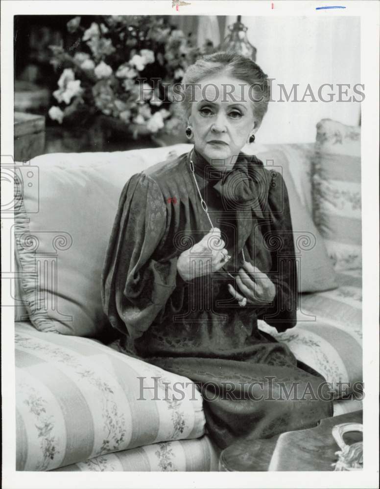 1983 Press Photo Academy Award Winning Actress Bette Davis Later In Her Career- Historic Images