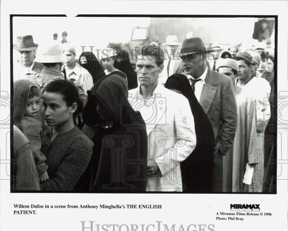 1996 Press Photo Willem Dafoe in &quot;The English Patient&quot; - afx15878- Historic Images