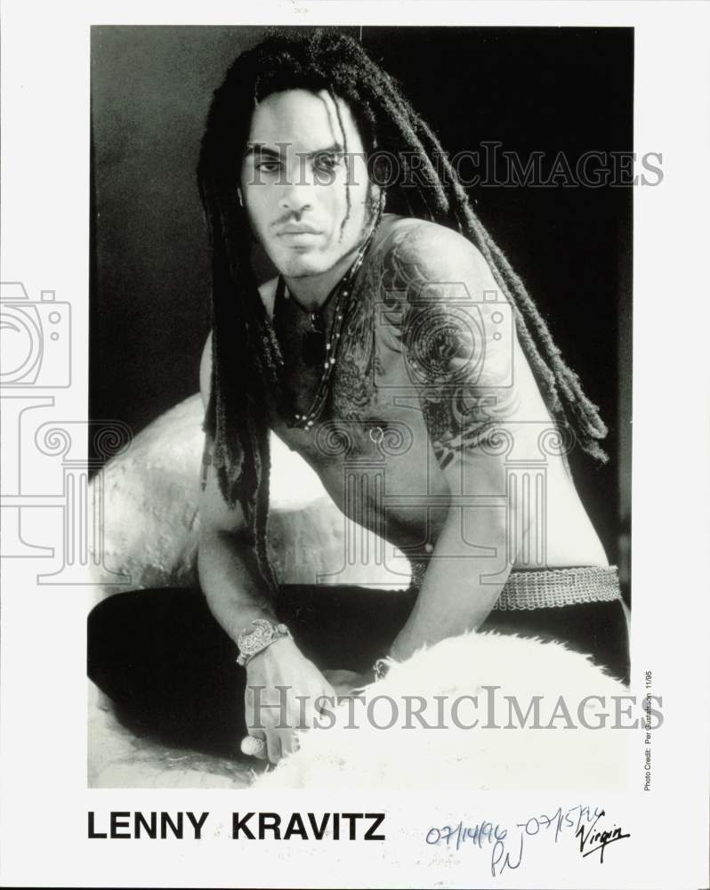 1995 Press Photo Singer Lenny Kravitz - afx19921- Historic Images