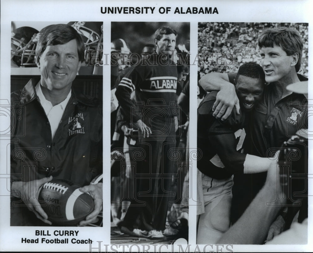 Press Photo University of Alabama Head Football Coach Bill Curry - ahta01945 - Historic Images