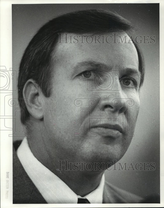 Press Photo Pat Dye, College Football Coach, Auburn, Alabama - ahta02678- Historic Images