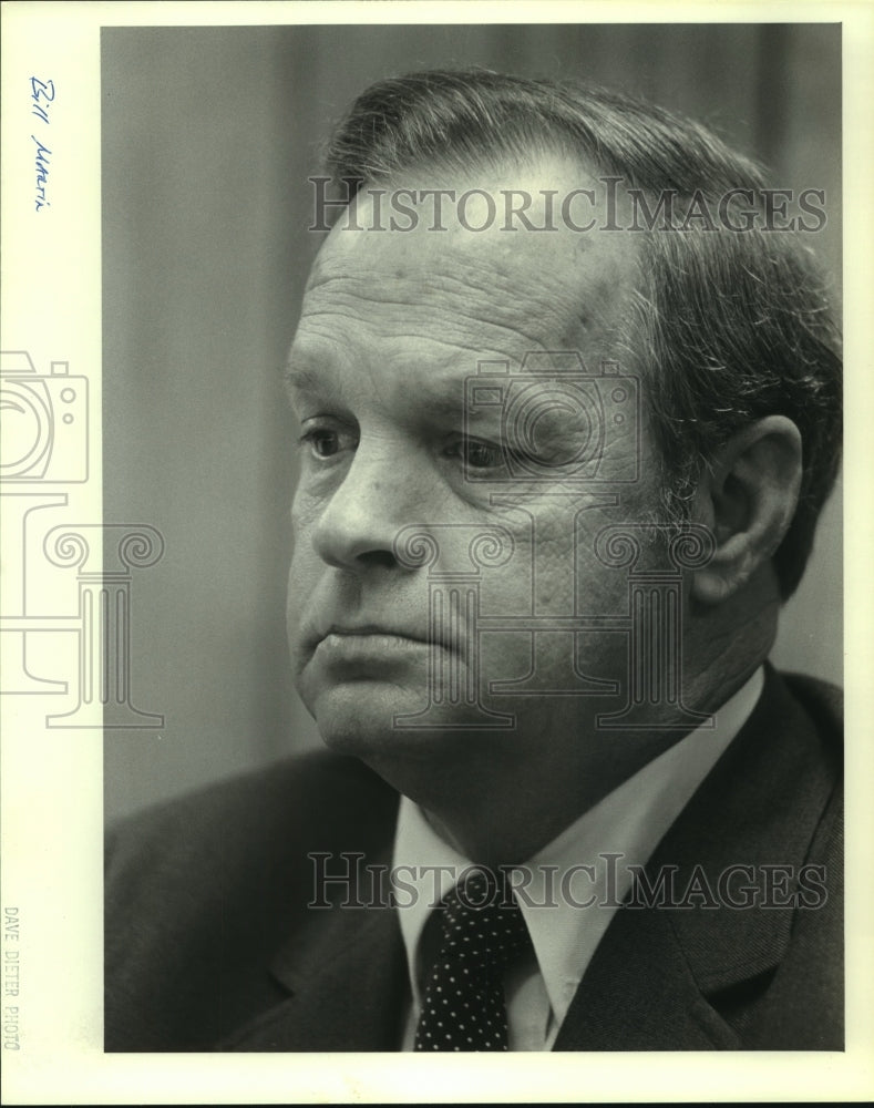 Press Photo Bill Martin in Closeup Portrait - Historic Images