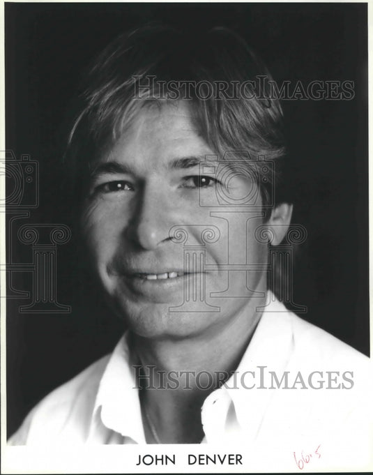 Press Photo Musician John Denver - Historic Images