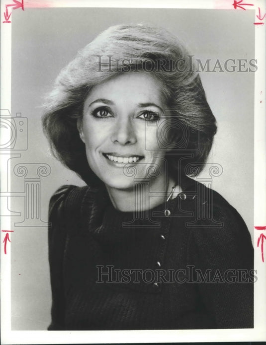 1984 Lesley Stahl, CBS News White House Correspondent - Historic Images
