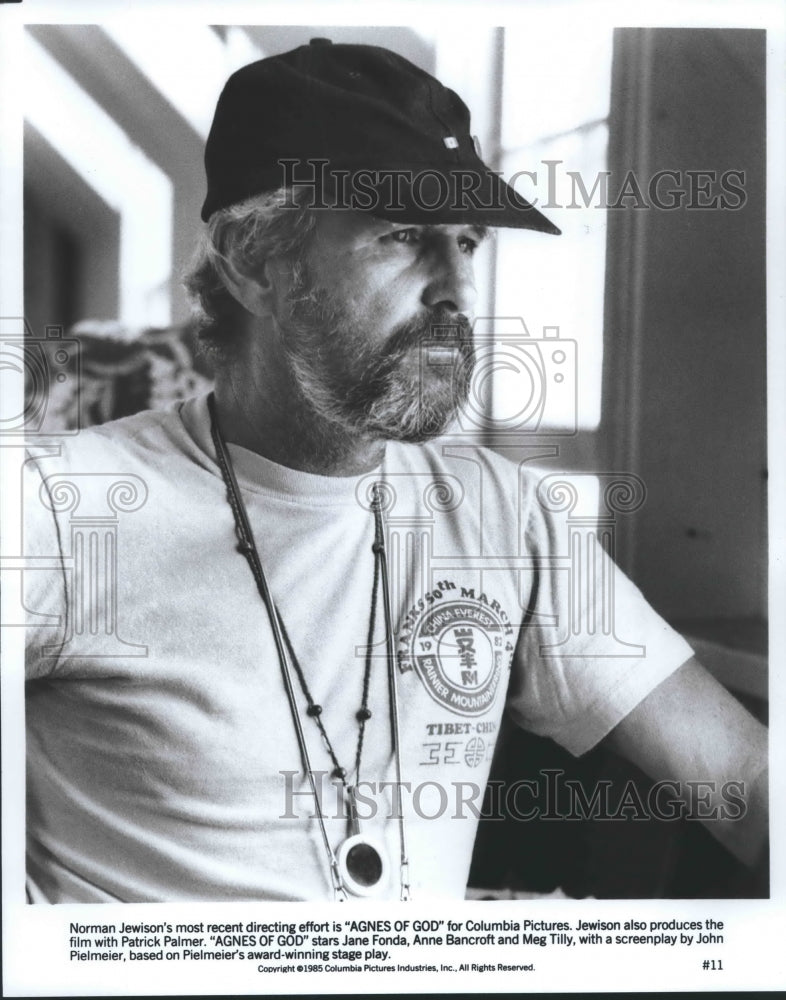 1985 Press Photo Norman Jewison, Director and Producer of &quot;Agnes of God&quot; - Historic Images
