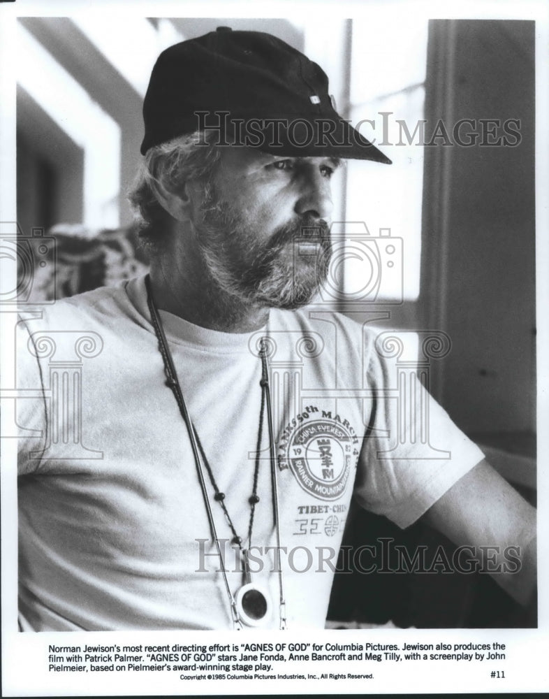 1985 Press Photo Norman Jewison, Director and Producer of "Agnes of God" - Historic Images