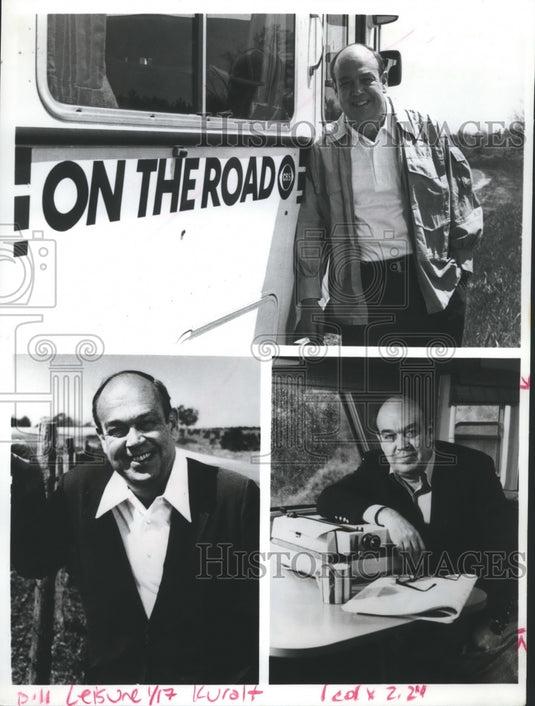 1986 Press Photo Journalist Charles Kuralt Celebrates 20 Years of 