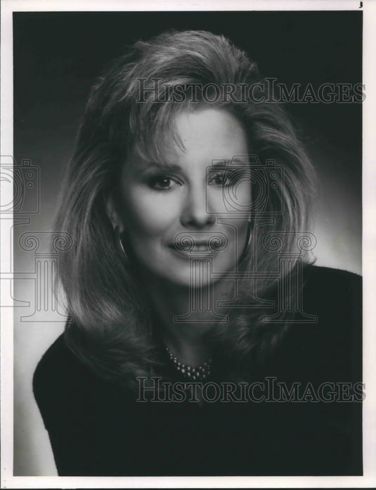 1991 Press Photo Journalist Faith Daniels Anchors NBC News' "A Closer Look" - Historic Images